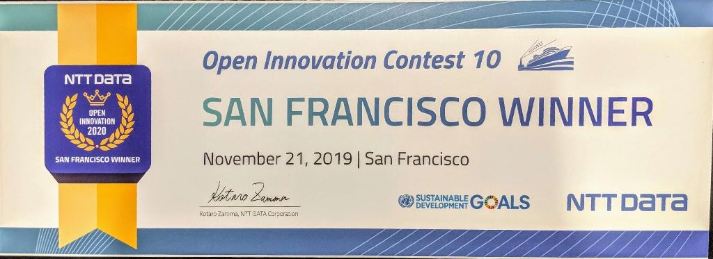 ScoreData wins prestigious 2019 NTT DATA International Open Innovation Award